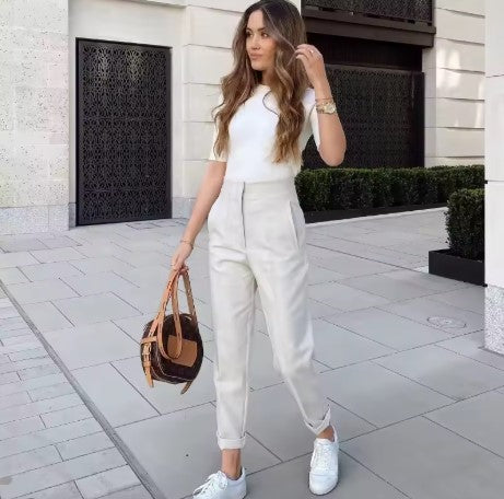 Women's High-Waist Office Pants