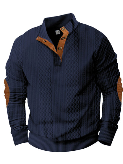 EuroCraft Men's Jacquard Sweater