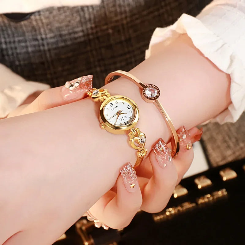 ElegantHeart Casual Wristwatch