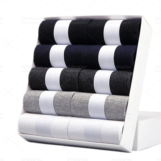 Cotton Blend Business Socks (10 Pairs)