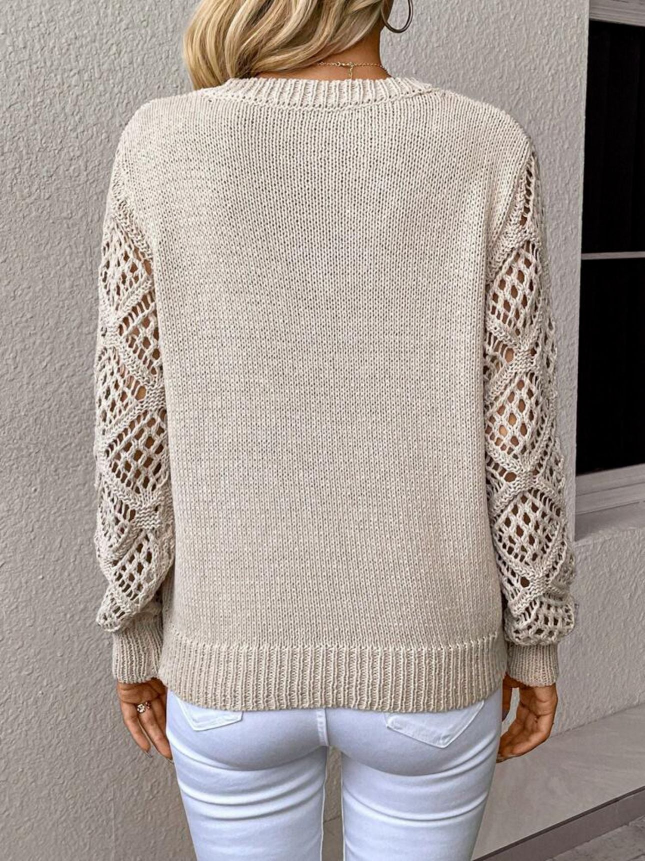 Women's Knit V-Neck Pullover