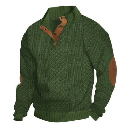 EuroCraft Men's Jacquard Sweater