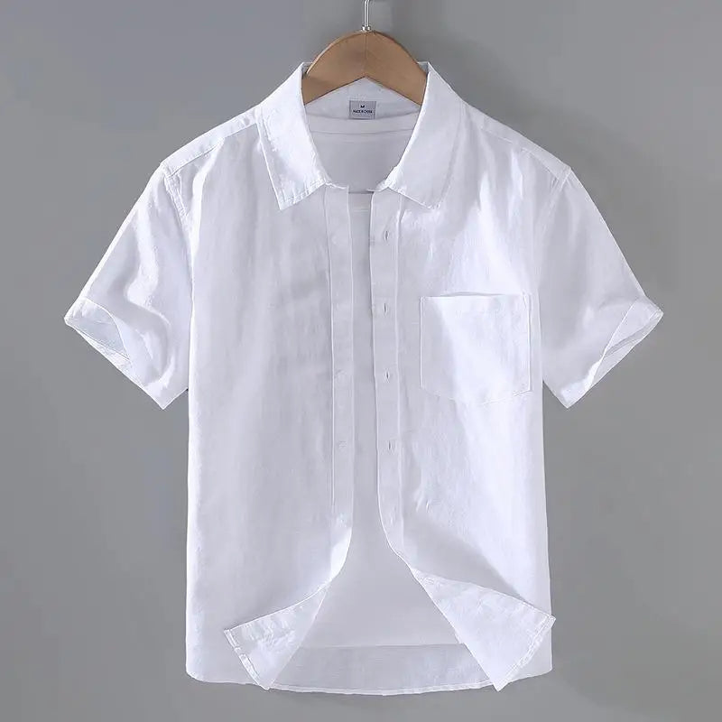 Cotton Linen Men’s Casual Shirt