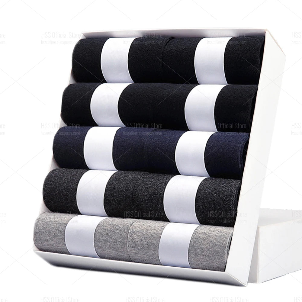 Cotton Blend Business Socks (10 Pairs)