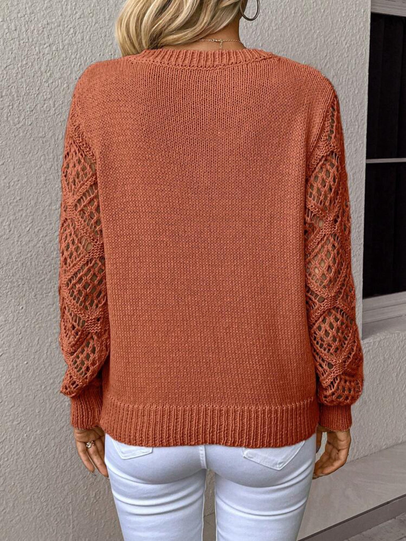 Women's Knit V-Neck Pullover