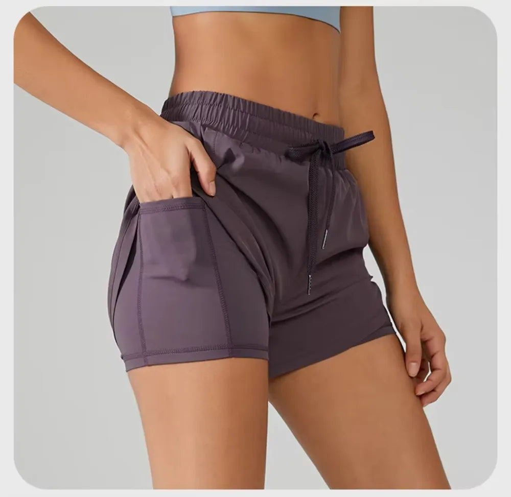 Women’s 2-in-1 Running Shorts & Leggings