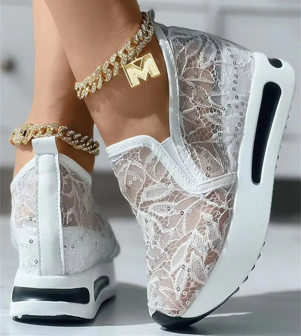 Women’s Mesh Platform Sneakers