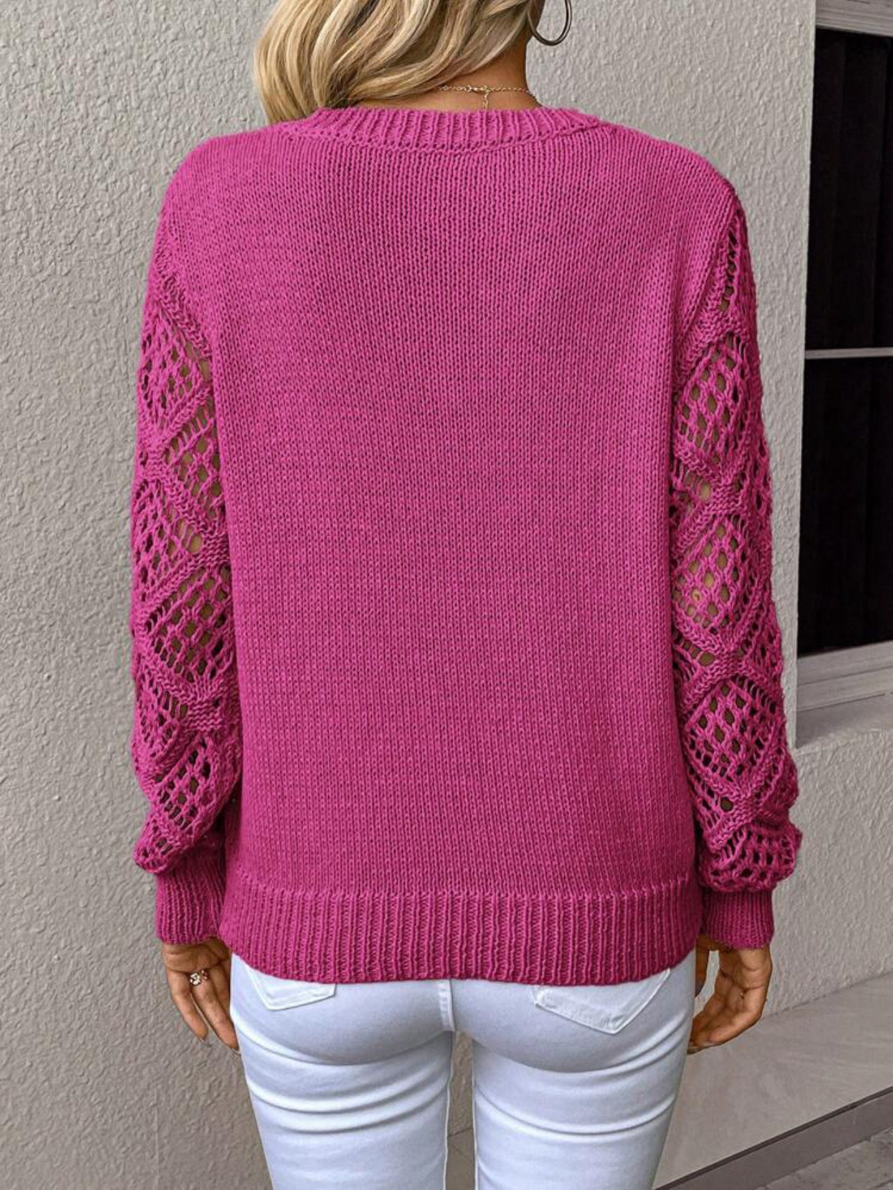 Women's Knit V-Neck Pullover