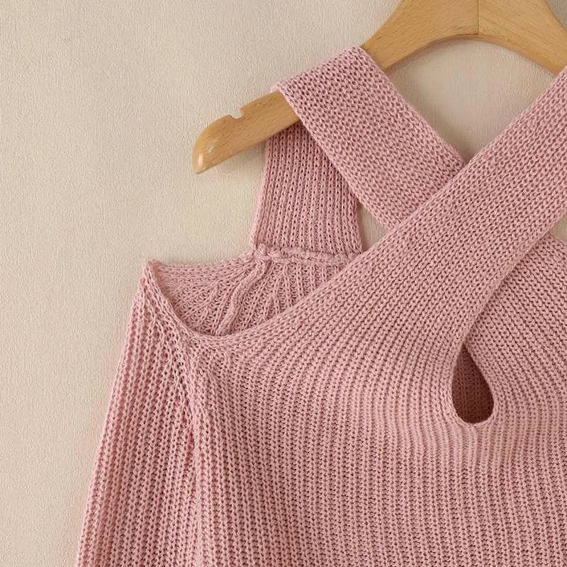 Women’s Off-Shoulder Knit Sweater