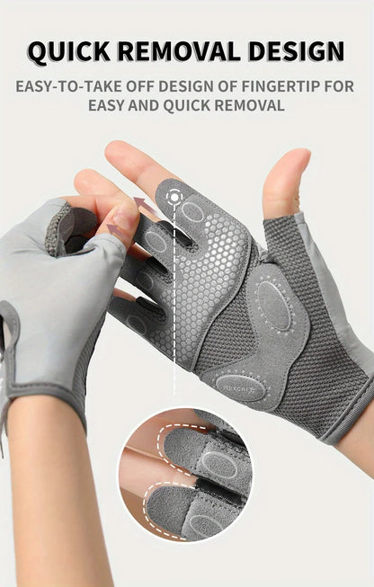 Breathable Half-Finger Gloves