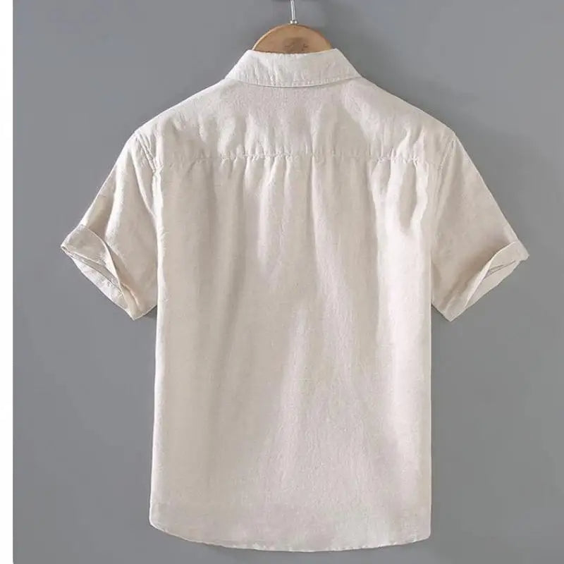 Cotton Linen Men’s Casual Shirt