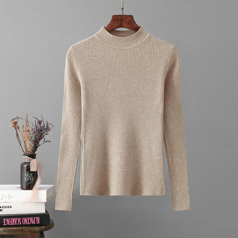 Winter Cashmere Turtleneck Sweater