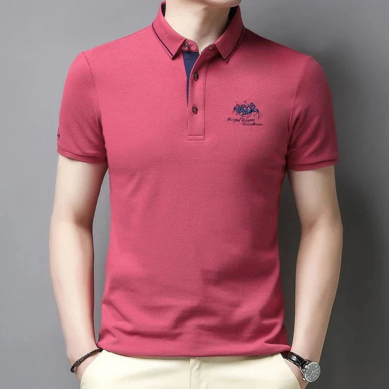 Summer Embroidered Polo Shirt