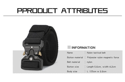 Multi-Functional Tactical Nylon Belt