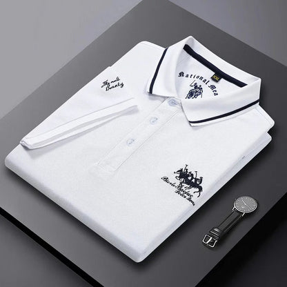 Summer Embroidered Polo Shirt