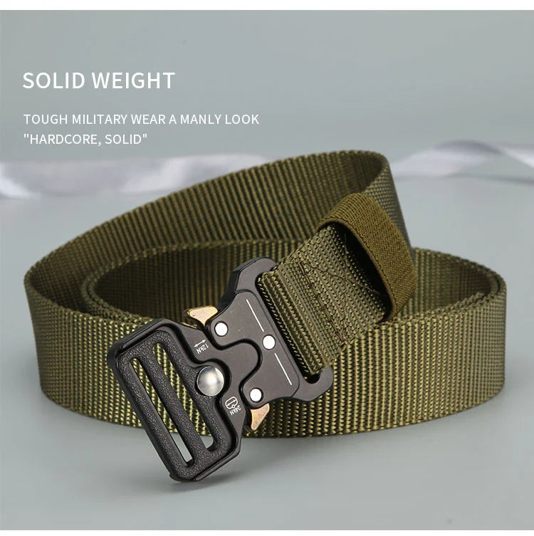 Multi-Functional Tactical Nylon Belt