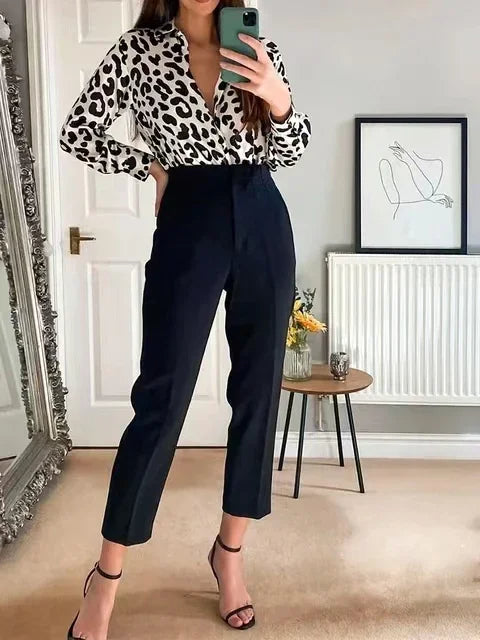 Women's High-Waist Office Pants