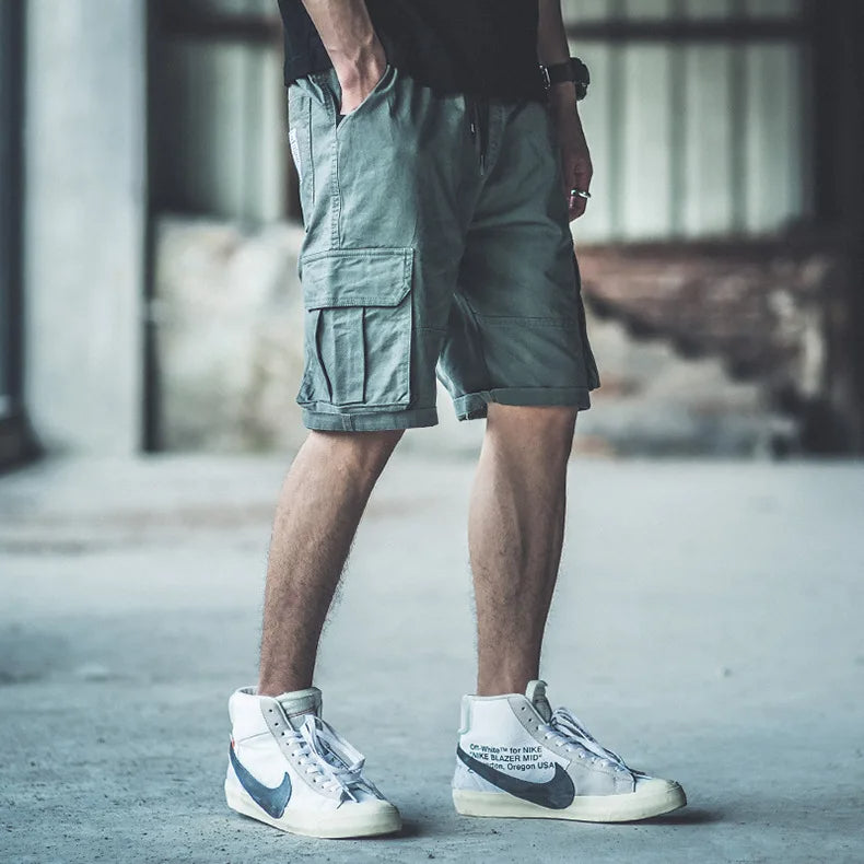 Men’s Streetwear Multi-Pocket Cargo Shorts