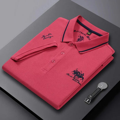 Summer Embroidered Polo Shirt