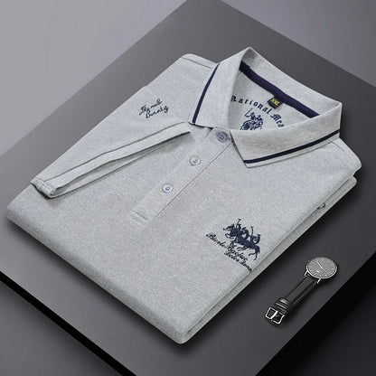 Summer Embroidered Polo Shirt