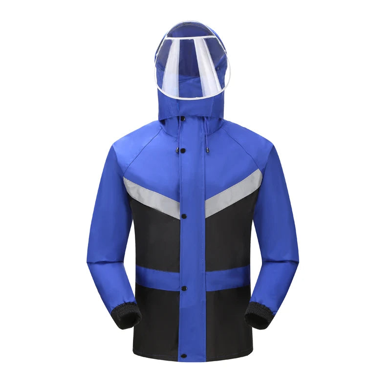 Reflective Motorcycle Rain Jacket