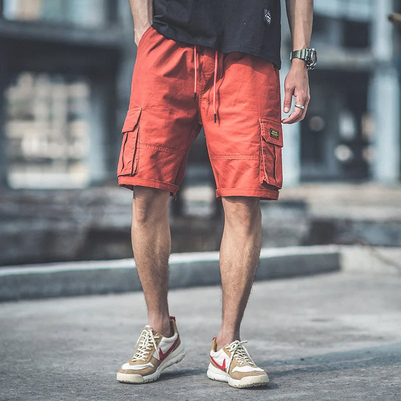 Men’s Streetwear Multi-Pocket Cargo Shorts