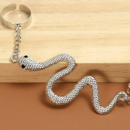 Gothic Snake Shaped Finger Bracelet