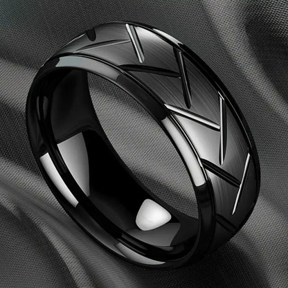 Fashion Black Dragon Stainless Steel Ring