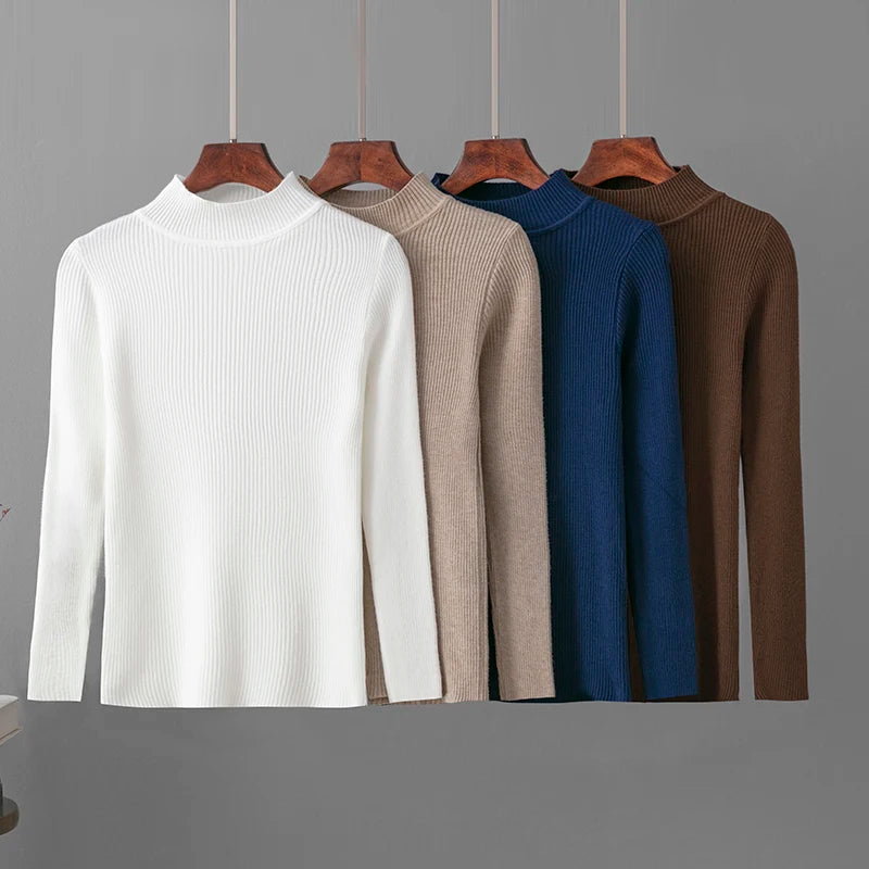 Winter Cashmere Turtleneck Sweater