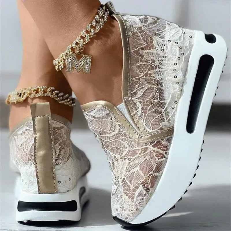 Women’s Mesh Platform Sneakers