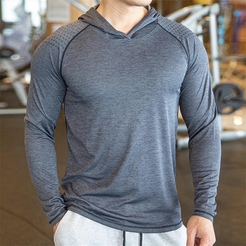 Men's Quick-Dry Fitness Hoodie