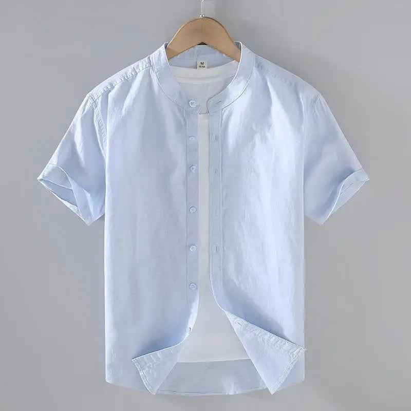 Cotton Linen Men’s Casual Shirt