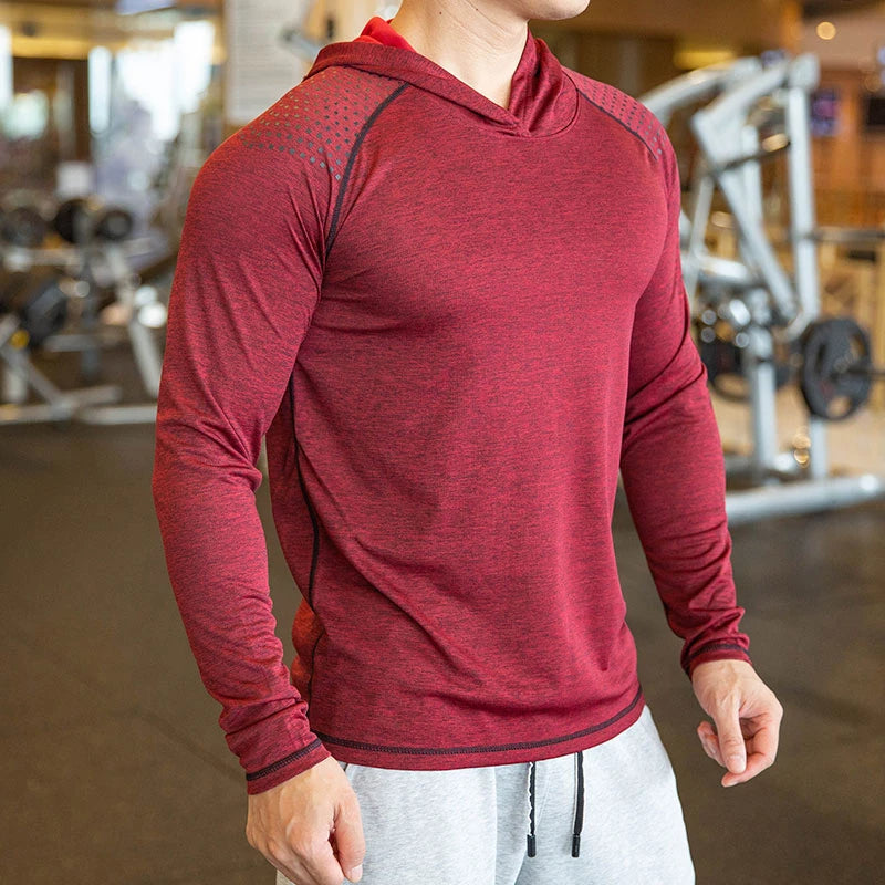 Men's Quick-Dry Fitness Hoodie