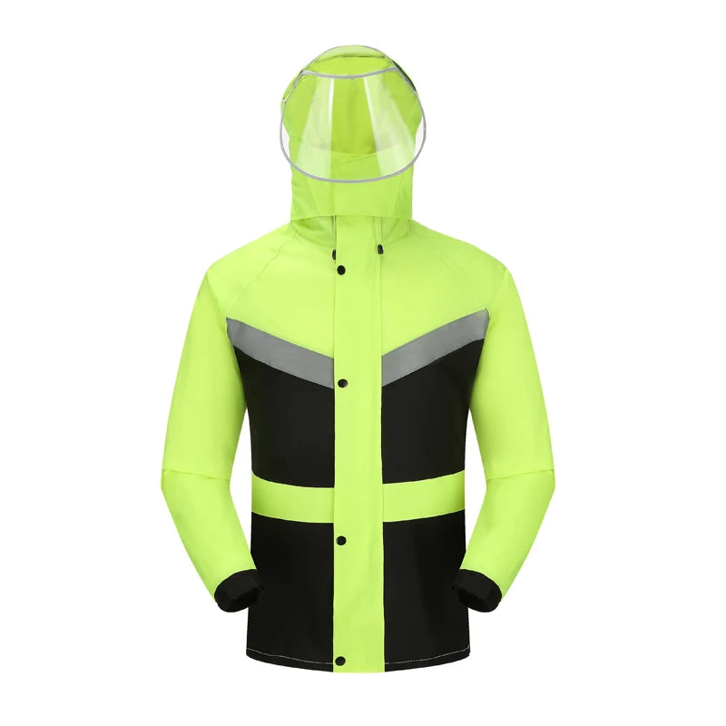 Reflective Motorcycle Rain Jacket