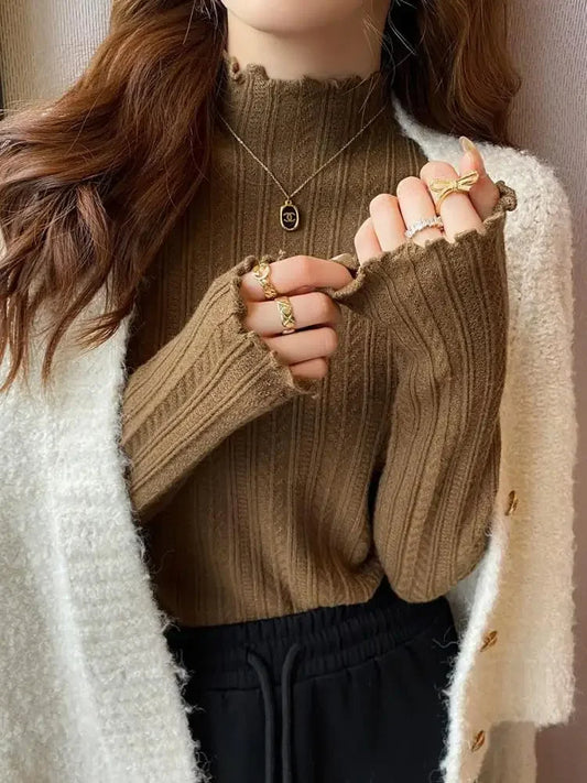 Wood Ear Knit Pullover