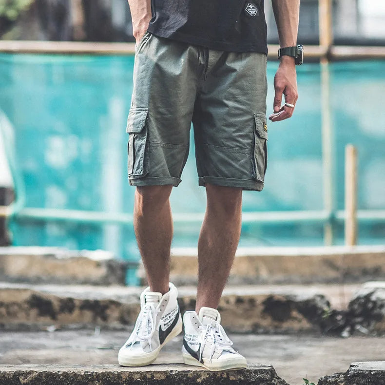 Men’s Streetwear Multi-Pocket Cargo Shorts