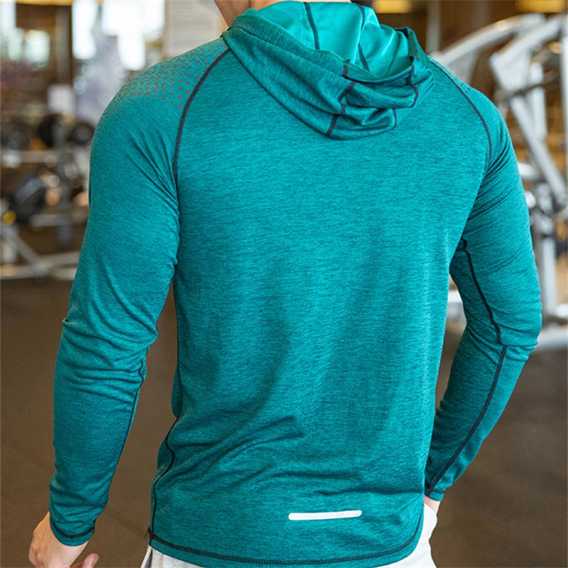 Men's Quick-Dry Fitness Hoodie